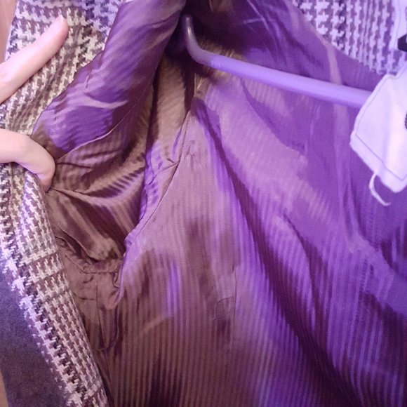 Wool Button Jacket Medium [80% Wool] Made In Canada - Picture 7 of 14